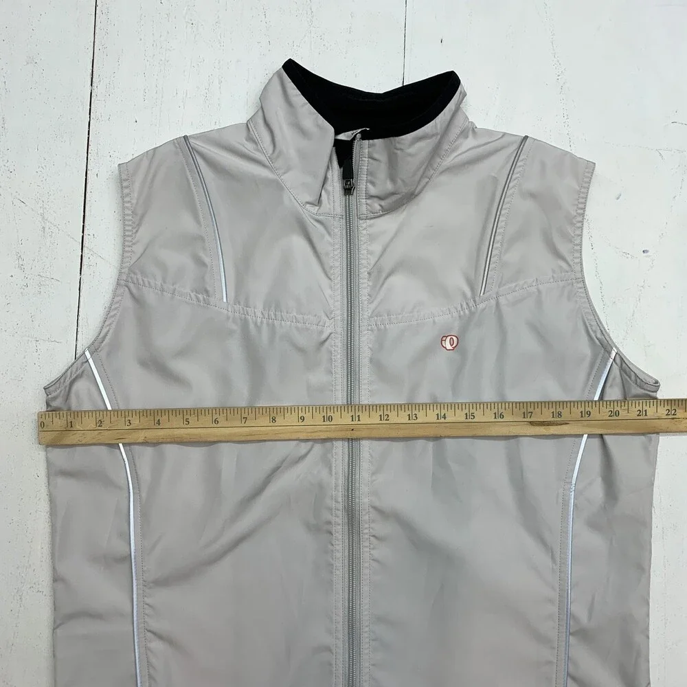 iq pearl izumi womens grey zip up vest size XL - Picture 5 of 5